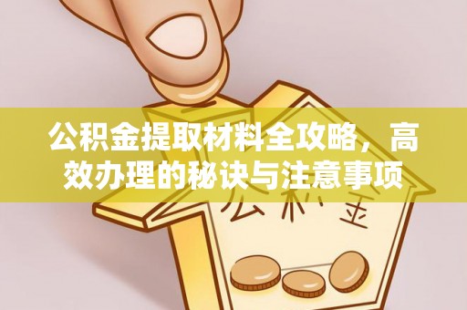 白河公积金提取材料全攻略，高效办理的秘诀与注意事项